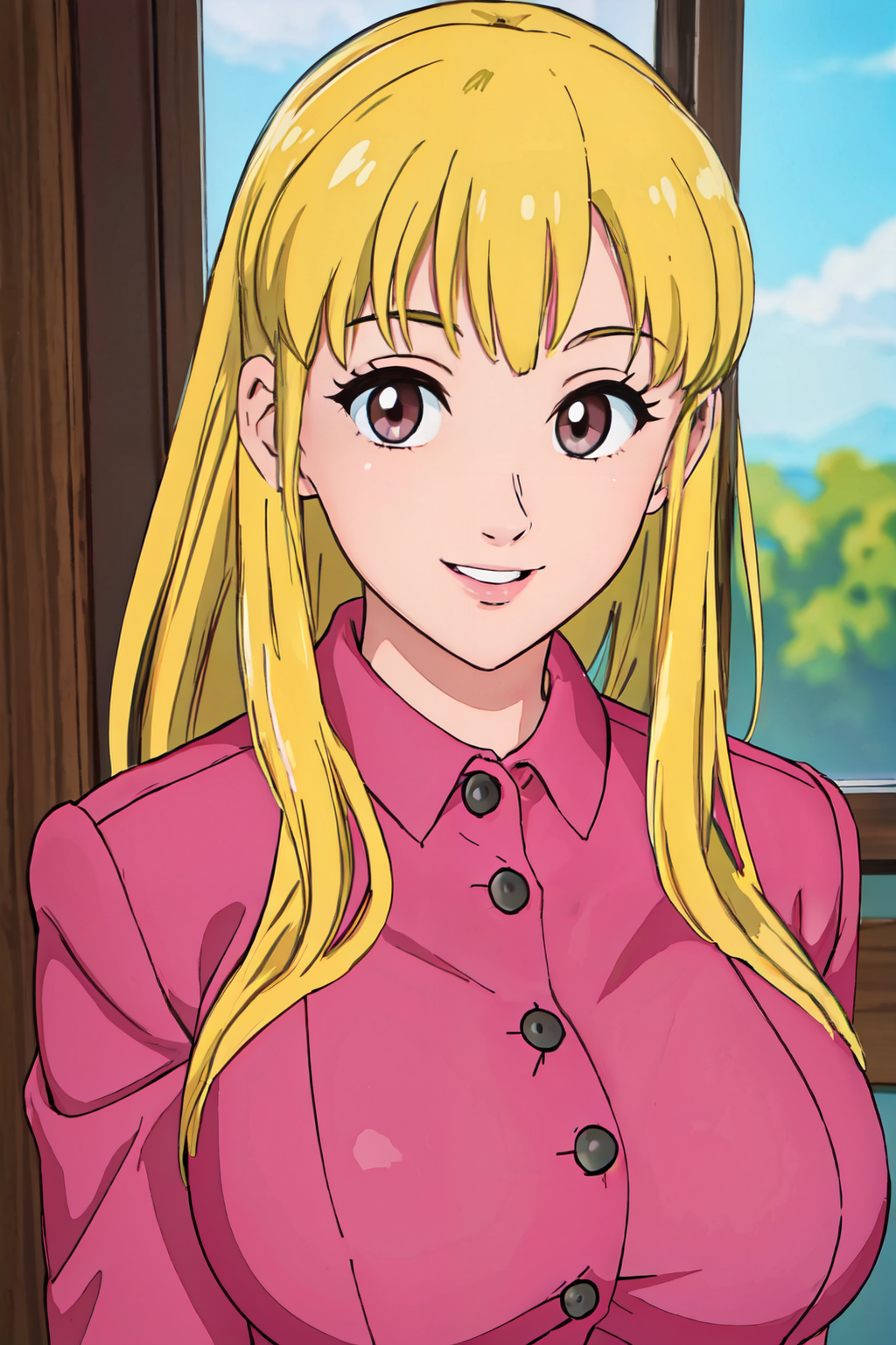 04892-1425402477-_lora_Reiko_Katherine_Akimoto-KK77-V1_0.6_ blonde hair, pink clothes, large breasts,_(best quality, masterpiece, RAW photo,ultra.png